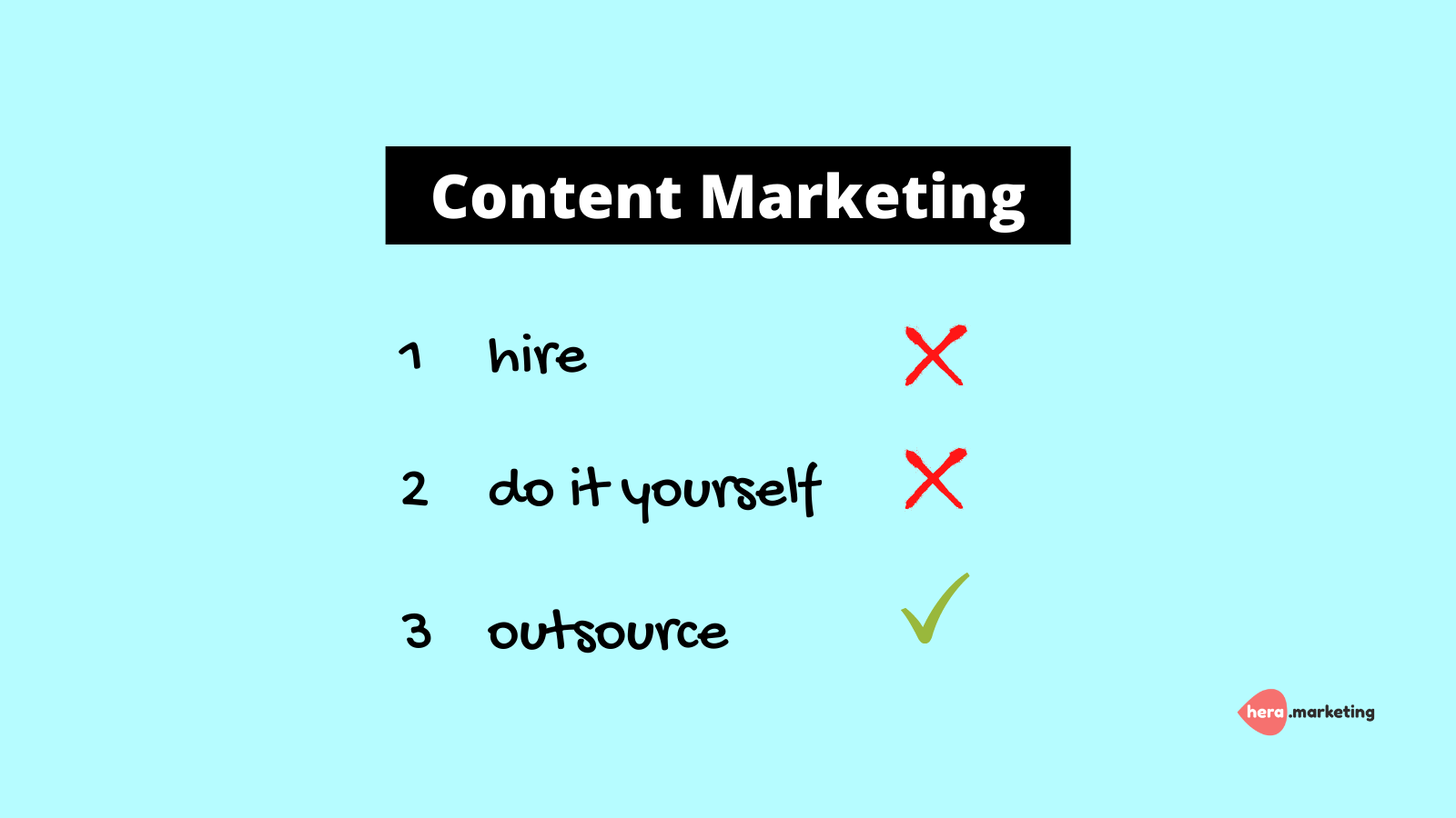 Outsource content marketing
